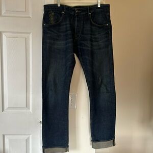 Vintage Etro Made in Italy embroidered jeans